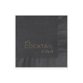 Cocktail O'Clock Cocktail Napkins